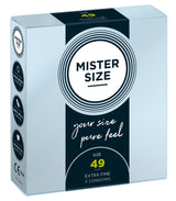 Mister Size 49 mm · ultratenké latexové kondomy (3 ks)
