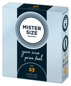 Mister Size 53 mm · ultratenké latexové kondomy (3 ks)