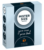 Mister Size 57 mm · ultratenké latexové kondomy (3 ks)