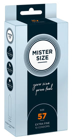 Mister Size 57 mm · ultratenké latexové kondomy (10 ks)