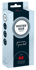 Mister Size 60 mm · ultratenké latexové kondomy (10 ks)