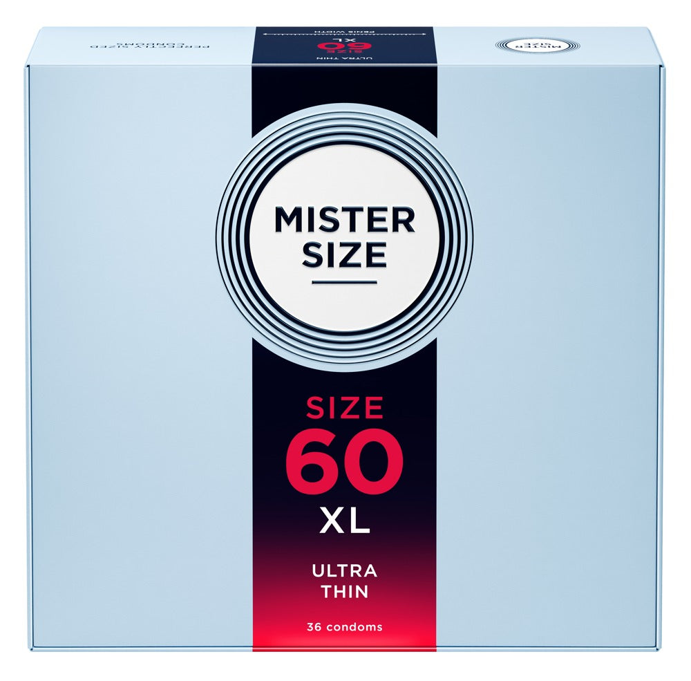 Mister Size 60 mm · ultratenké latexové kondomy (36 ks)