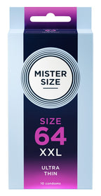 Mister Size 64 mm · ultratenké latexové kondomy XL (10 ks)