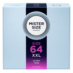 Mister Size 64 mm · ultratenké latexové kondomy XL (36 ks)
