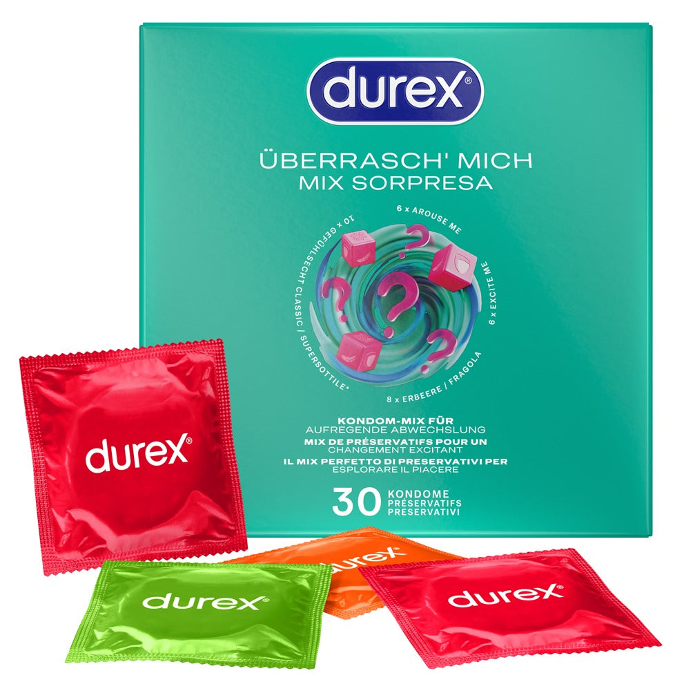 Durex Überrasch' Mich · mix kondomů (30 ks)
