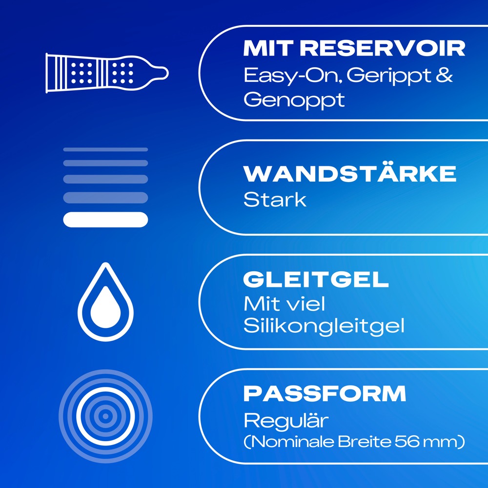 Durex Pleasure Me · vroubkované a tečkované kondomy (40 ks)