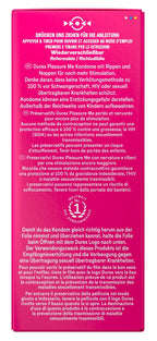 Durex Pleasure Me · vroubkované a tečkované kondomy (40 ks)