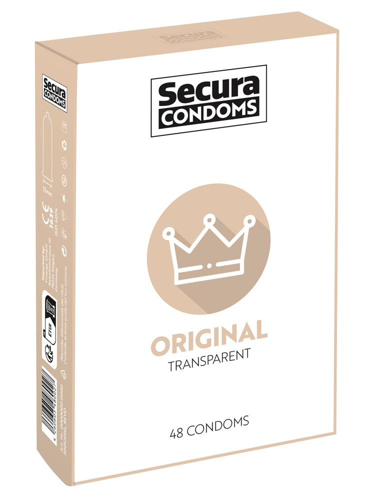Secura Original · klasické kondomy (48 ks)
