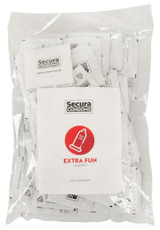 Secura Extra Fun · žebrované kondomy (100 ks)