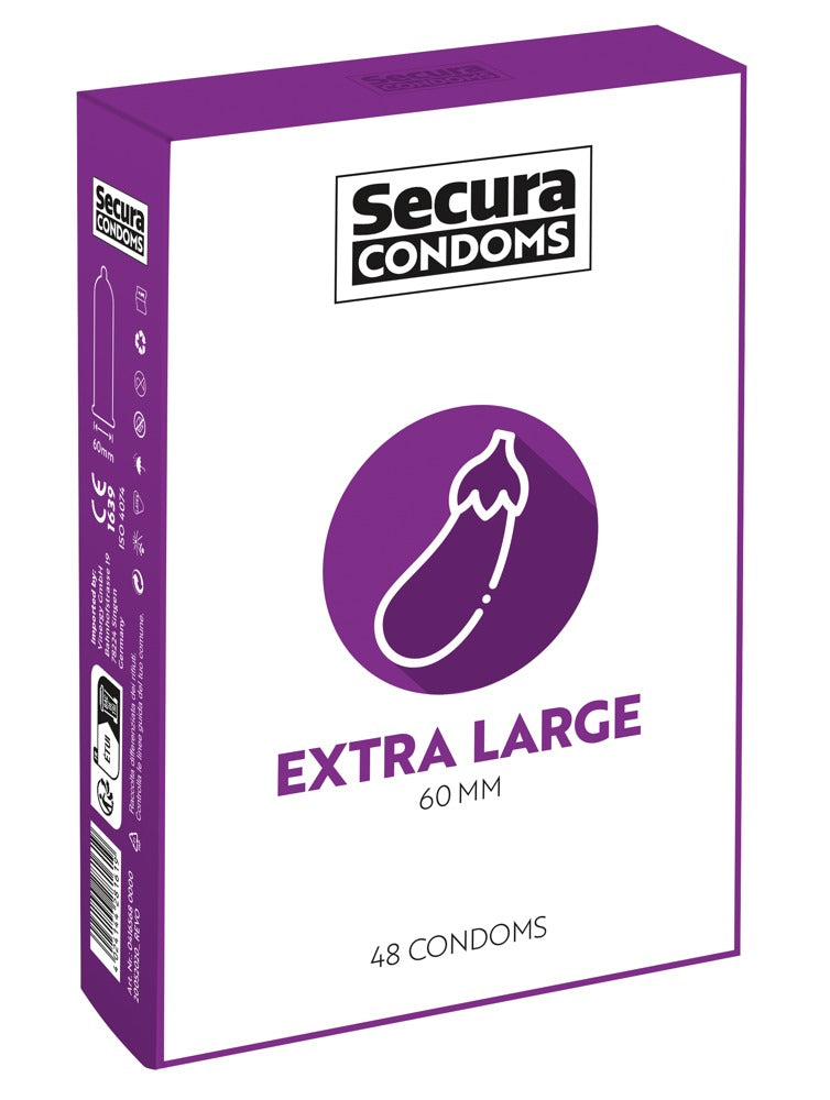 Secura Extra Large · kondomy XL (48 ks)