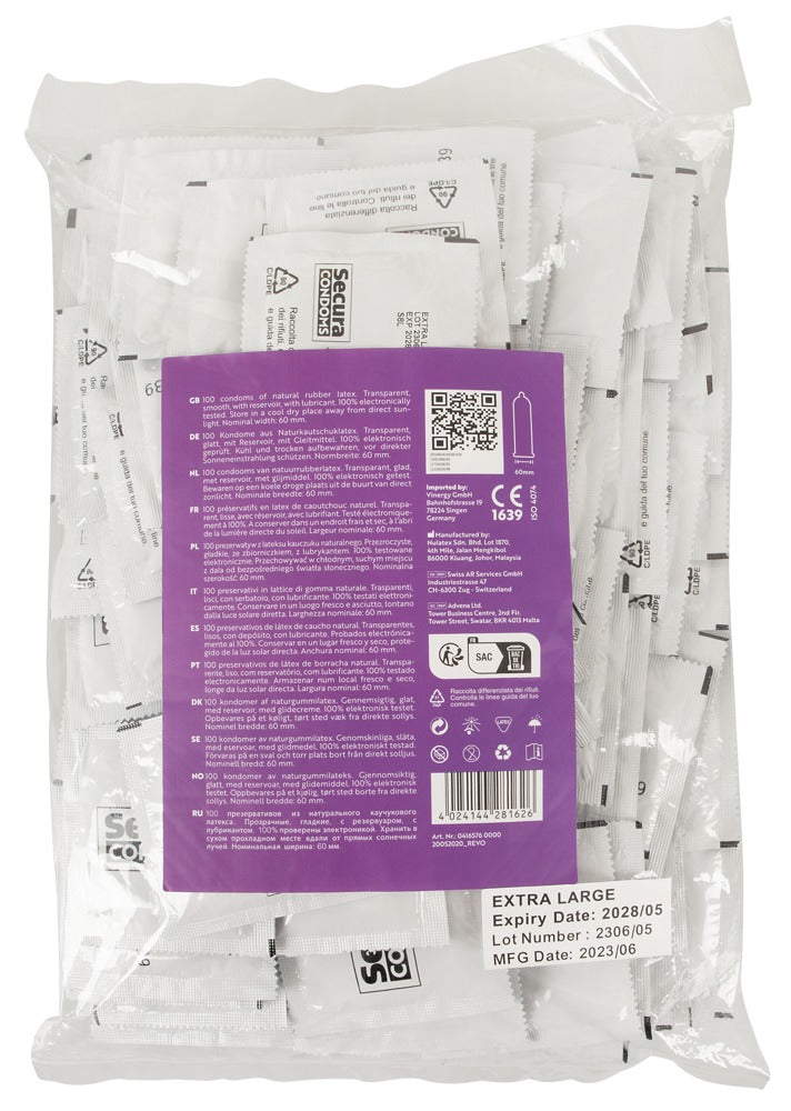 Secura Extra Large · kondomy XL (100 ks)
