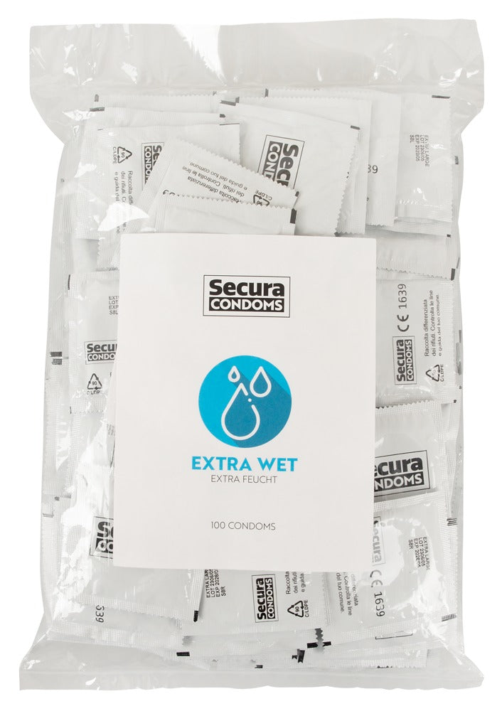 Secura Extra Wet · kondomy s extra lubrikací (100 ks)