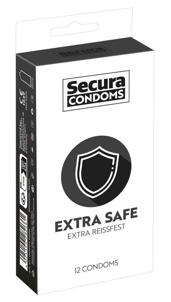Secura Extra Safe · kondomy se zesílenou stěnou (12 ks)