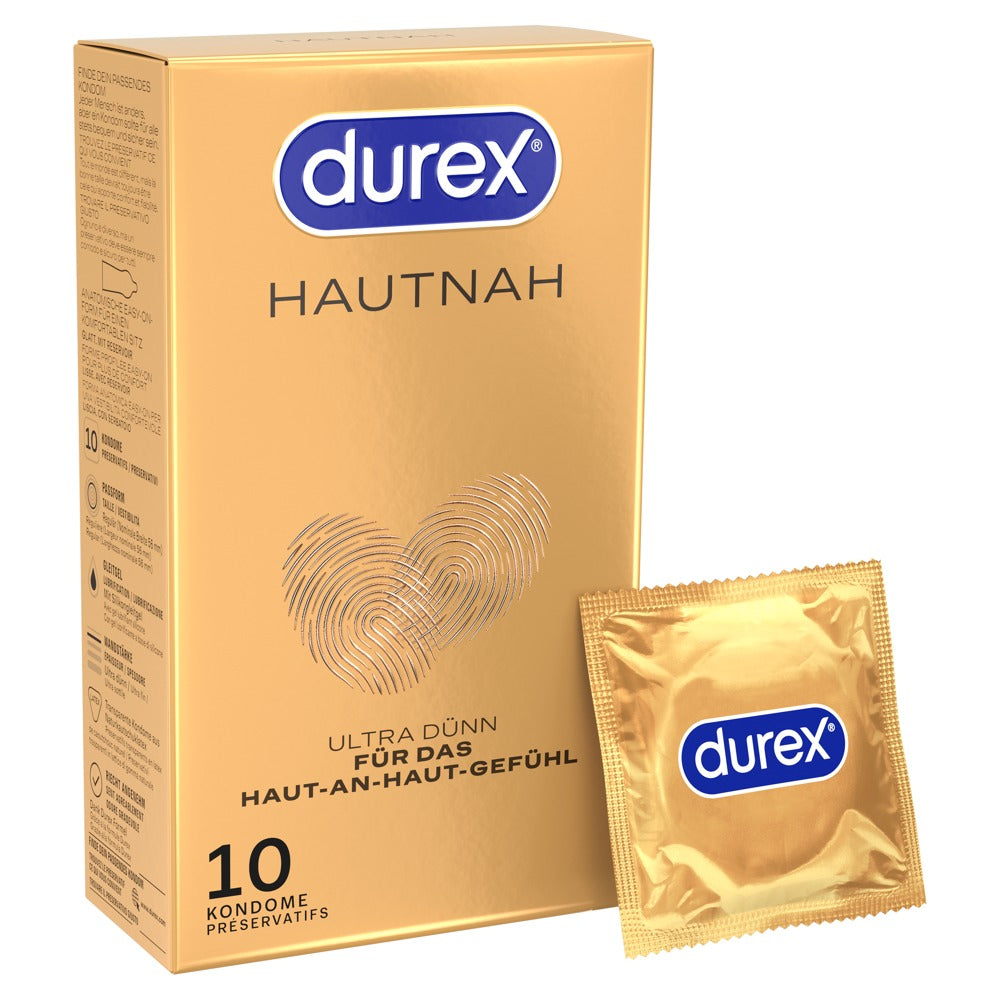 Durex Hautnah · ultratenké kondomy (10 ks)