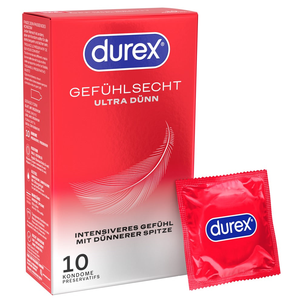 Durex Gefühlsecht Ultra Dünn · ultratenké kondomy (10 ks)