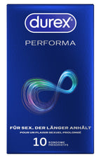 Durex Performa · kondomy s benzokainovým gelem (10 ks)