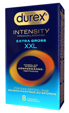 Durex Intensity Extra Groß · XXL kondomy bez latexu (8 ks)
