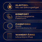 Durex Intensity Extra Groß · XXL kondomy bez latexu (8 ks)