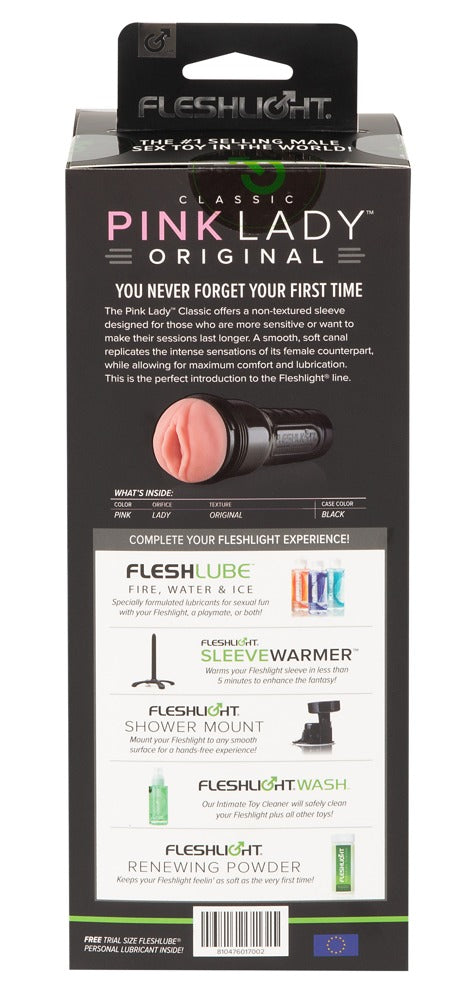Fleshlight Pink Lady Original · masturbátor s hladkým kanálkem