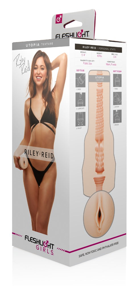 Fleshlight Riley Reid Utopia · masturbátor s odlitkem vaginy