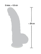 Medical Silicone Dildo 20 cm · realistické dildo s přísavkou