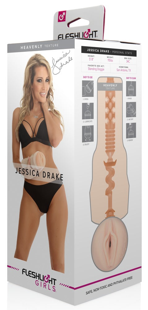 Fleshlight Jessica Drake Heavenly · masturbátor s vaginálním vstupem