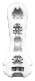 Tenga Flex Silky White · masturbátor s vakuovým efektem, bílá