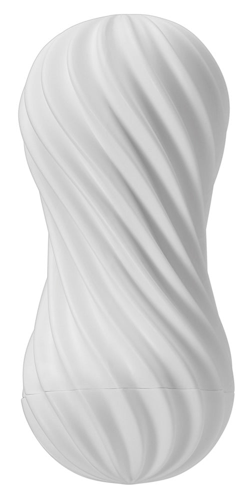 Tenga Flex Silky White · masturbátor s vakuovým efektem, bílá
