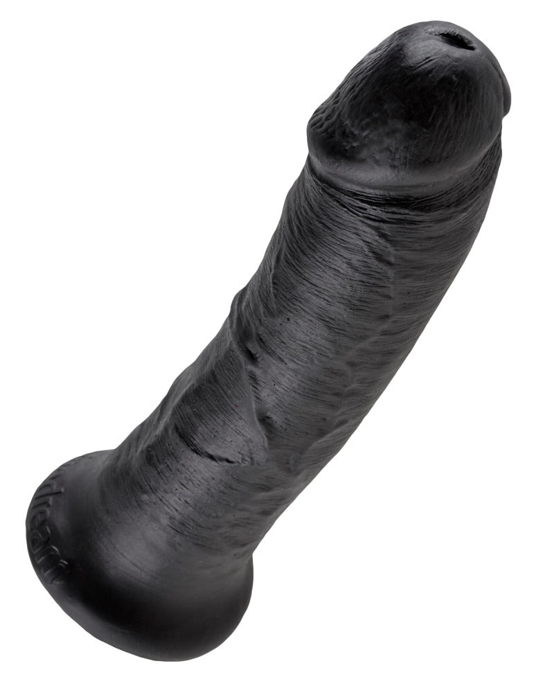 King Cock 8 inch · realistické dildo s přísavkou, černá