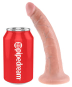 King Cock 7 inch · realistické dildo s přísavkou · světlá tělová