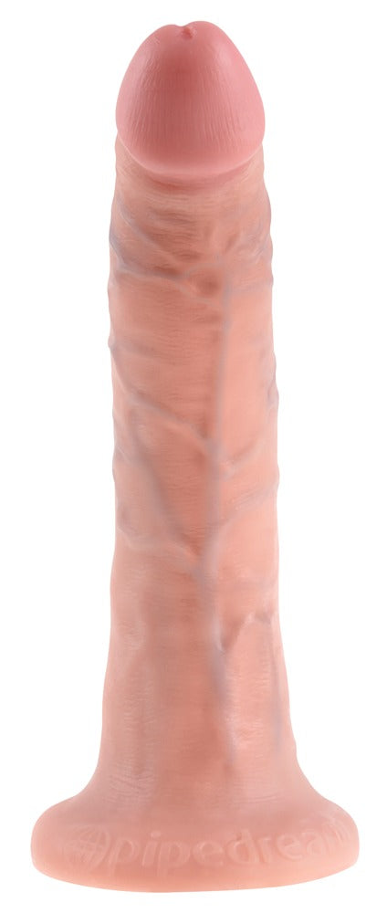 King Cock 7 inch · realistické dildo s přísavkou · světlá tělová