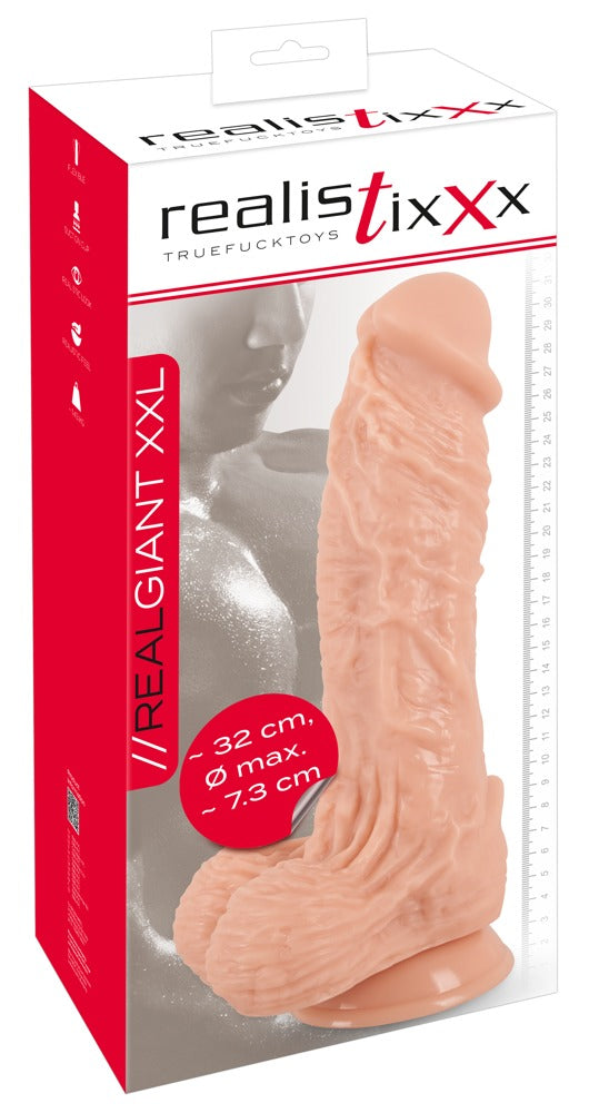 Realistixxx Giant XXL · obří realistické dildo s přísavkou