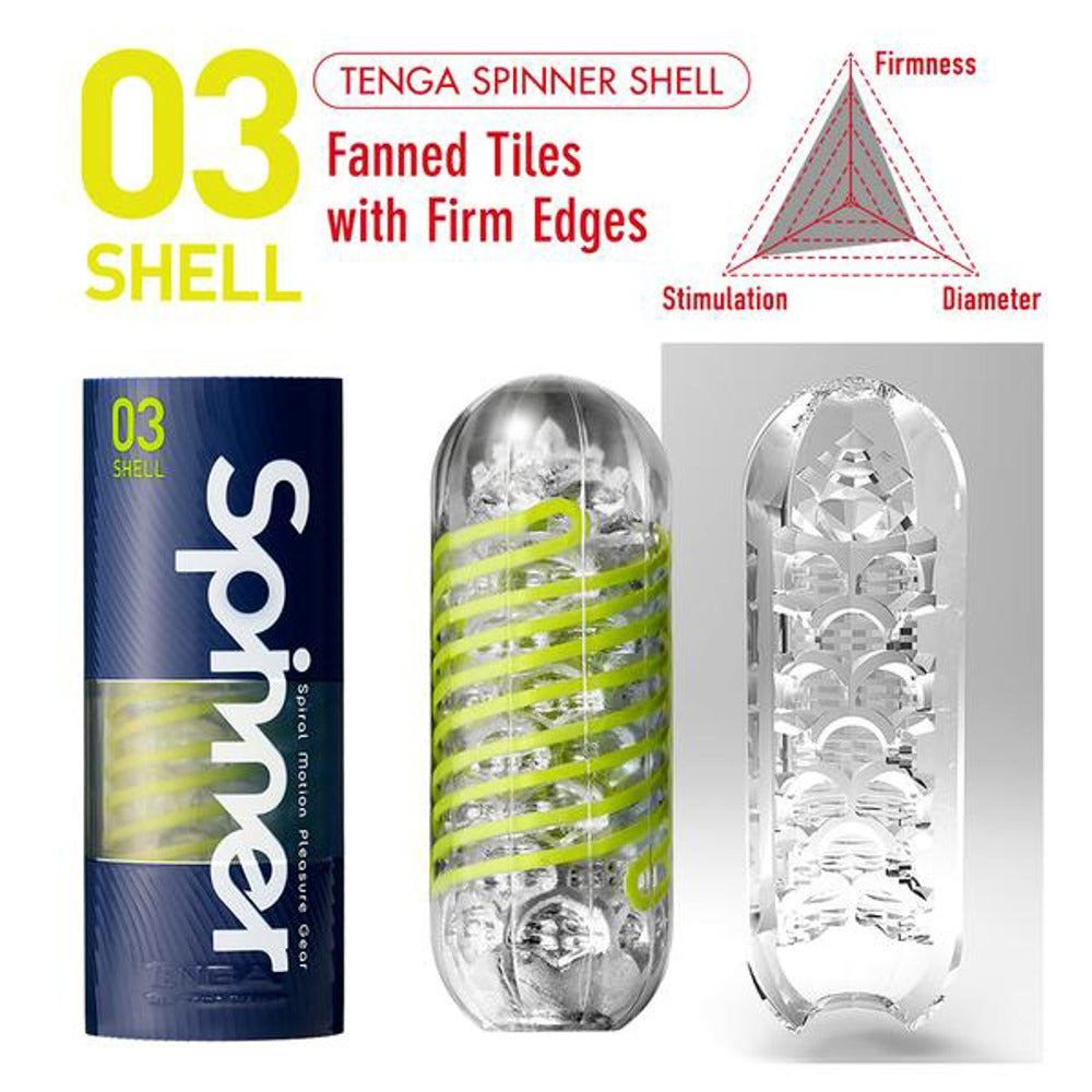 Tenga Spinner Shell · rotační masturbátor
