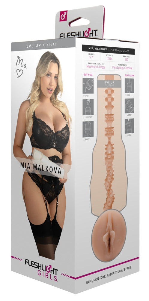 Fleshlight Girls Mia Malkova LVL Up · masturbátor s vaginálním vstupem