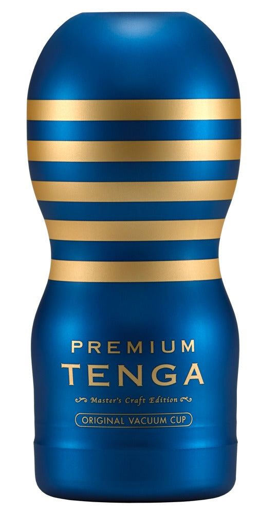Tenga Premium Original Vacuum Cup · jednorázový masturbátor se sacím otvorem