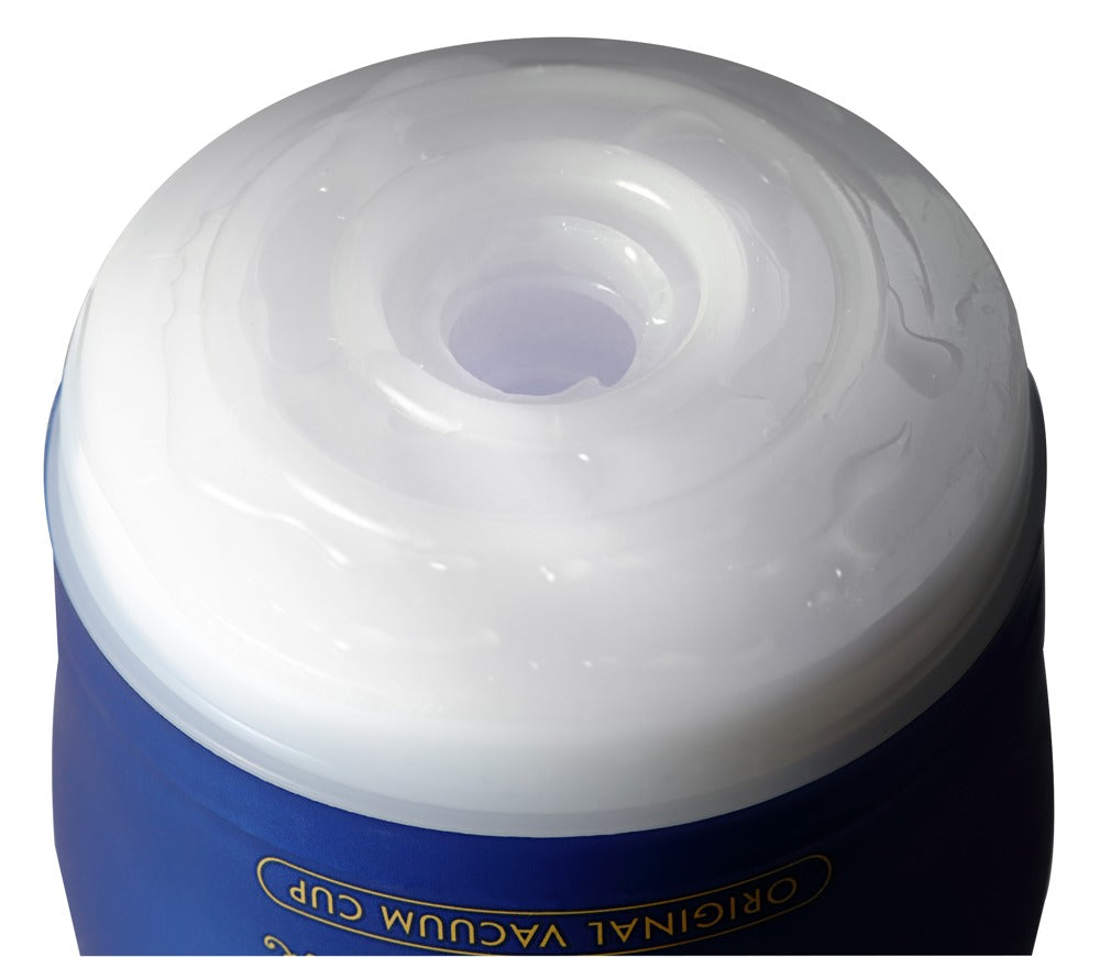 Tenga Premium Original Vacuum Cup · jednorázový masturbátor se sacím otvorem