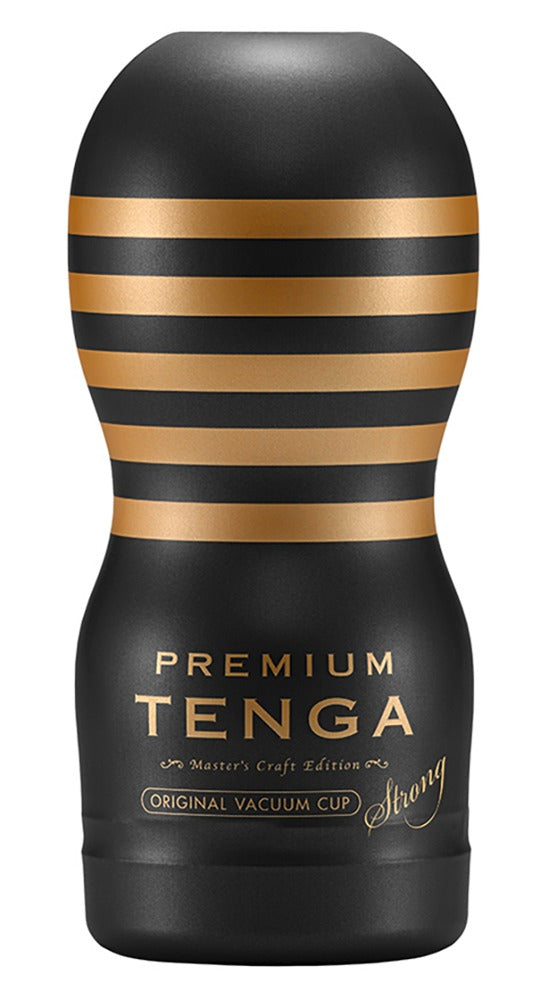 Tenga Premium Original Vacuum Cup Strong · jednorázový masturbátor, tvrdší struktura