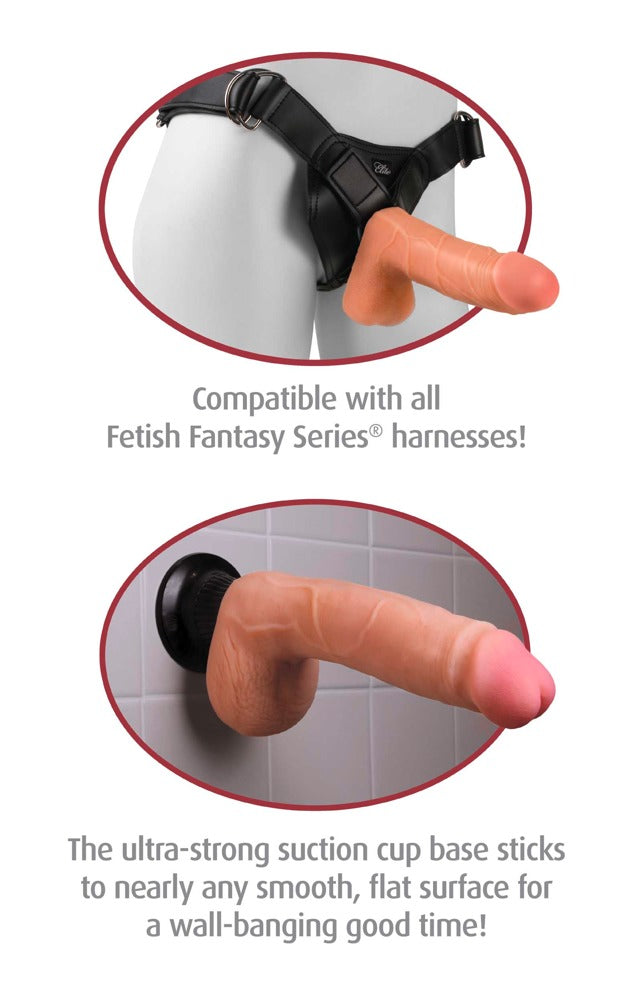 Real Feel Deluxe No. 7 · realistický vibrátor s varlaty