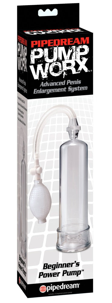 Pump Worx Beginner's Power Pump · penisová pumpa · čirá