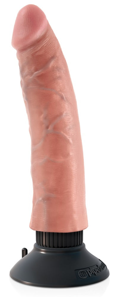 King Cock 7 Vibrating Cock · realistický vibrátor s ohebným dříkem