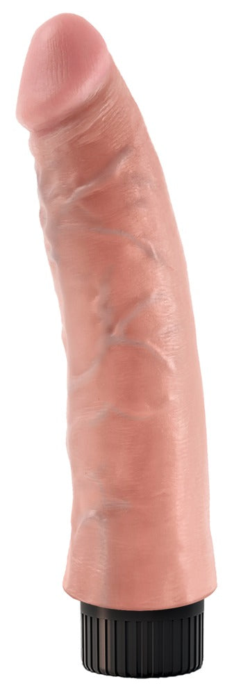 King Cock 7 Vibrating Cock · realistický vibrátor s ohebným dříkem