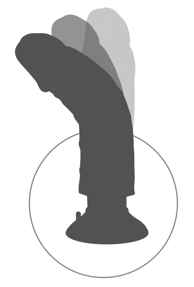 King Cock 7 Vibrating Cock · realistický vibrátor s ohebným dříkem