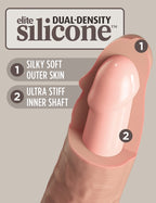 King Cock Elite 9 Dual Density Vibrating Cock · vibrátor s dálkovým ovládáním