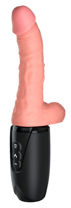 King Cock Plus 6.5 Thrusting Cock with Balls · přirážecí vibrátor s ohřevem