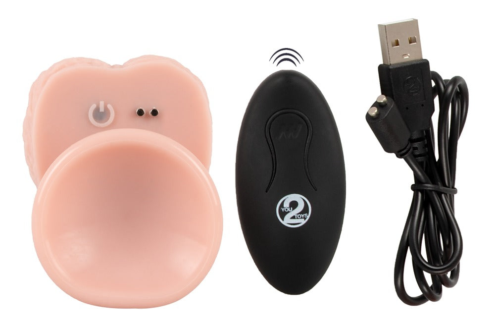 Medical Silicone RC Vibrator · realistický vibrátor s rotací a přírazy