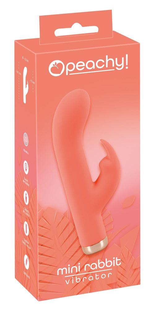 Peachy Mini Rabbit Vibrator · rabbit vibrátor se stimulací klitorisu