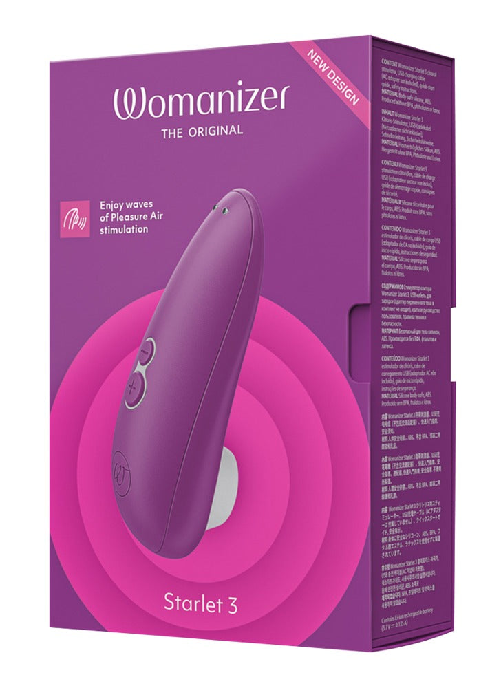 Womanizer Starlet 3 · tlakový stimulátor klitorisu, fialová