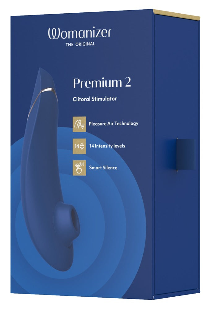 Womanizer Premium 2 · tlakový stimulátor klitorisu · borůvková