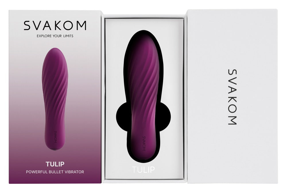 SVAKOM Tulip · vibrační bullet do kabelky · fialová