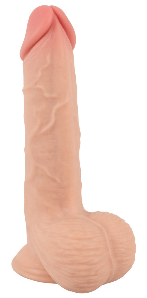 Nature Skin Dildo with movable Skin · realistické dildo s pohyblivou kůží · 19 cm